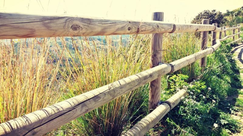 Farm Style Wooden Fence