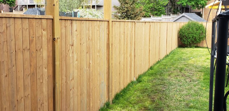 Privacy Fence Finish